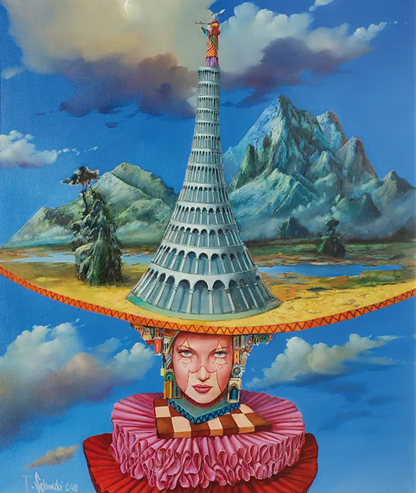 Tomasz Sętowski, KOBIETA W KAPELUSZU, 2001