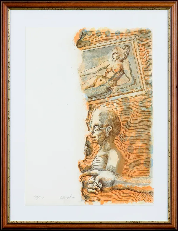 Jan Lebenstein, KOMPOZYCJA  Z OBRAZEM