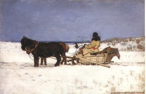 Stanisław Masłowski, Sanie