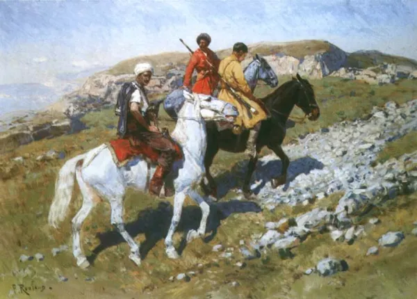 Franz Roubaud, Czerkesi w górach Kaukazu