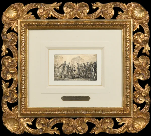 Jan Piotr Norblin de La Gourdaine, SCENA ULICZNA, 1810 