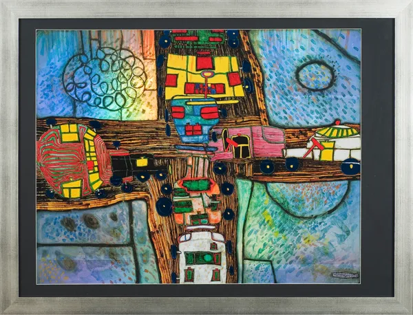 Friedensreich Hundertwasser, Skrzyżowanie, 1987