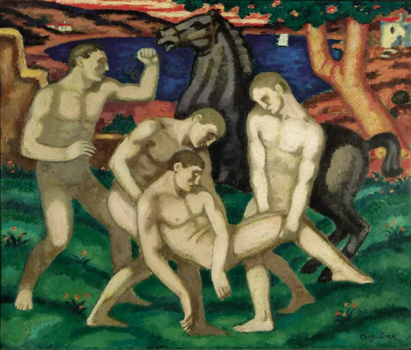 Eugeniusz Zak, Po zapasach - Ranny, 1911/1912