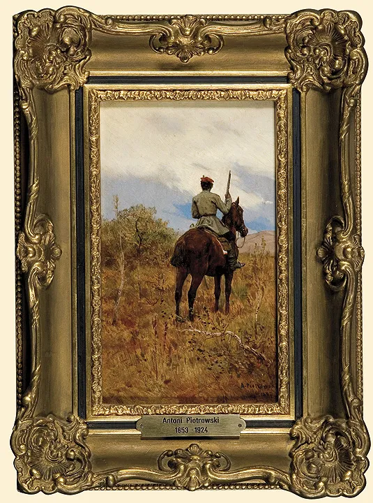 Antoni Piotrowski, POWSTANIEC NA CZATACH, 1887