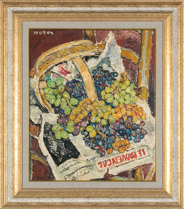 Mela - (Melania Mutermilch) Muter, MARTWA NATURA Z KOSZEM WINOGRON, lata 20-te