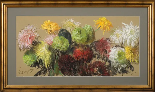 Leon Wyczółkowski, FRYZ DEKORACYJNY - CHRYZANTEMY