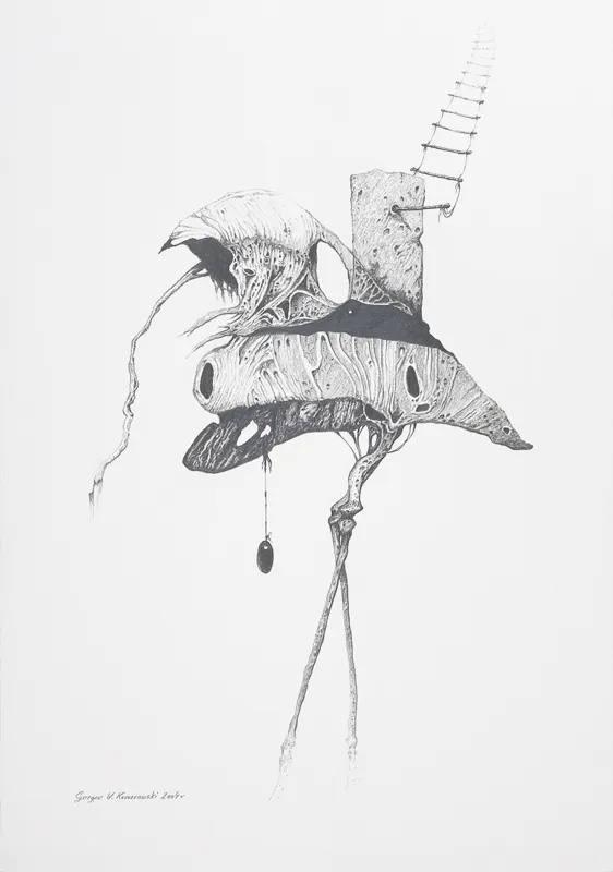 Grzegorz W.  Komorowski, Z drabiną, 2004