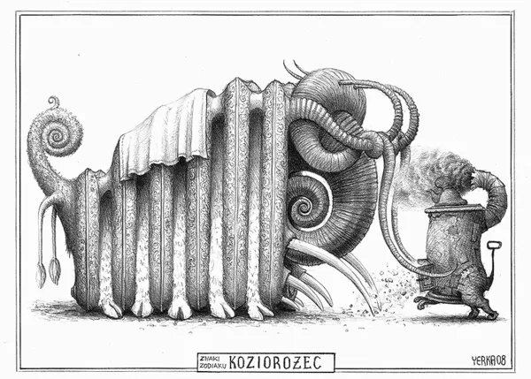 Jacek Yerka, Koziorożec, z cyklu <i>Znaki zodiaku</i>, 2008