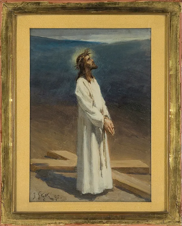 Jan Styka, CHRYSTUS NA GOLGOCIE, 1895 