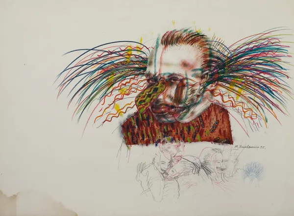 Marzena  Kawalerowicz, Kompozycja, podwójny wizerunek, 1995