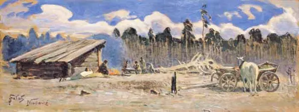 Julian Fałat, Odpoczynek po polowaniu