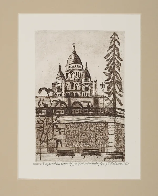 Andrzej Tadeusz  Kotkowski, Paryż -Bazylika Sacre Coeur, 2012