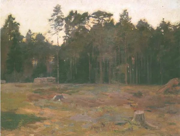 Teodor Ziomek, Na porębie