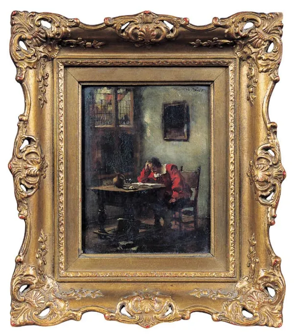 Max Gaisser, Uczony nad Księgą, ok. 1890