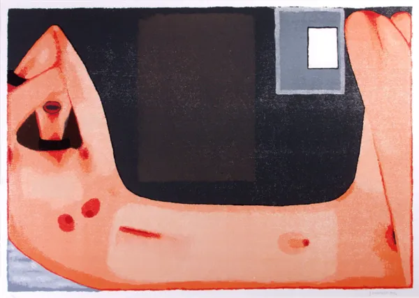 Jerzy Nowosielski, Akt leżący, 1999