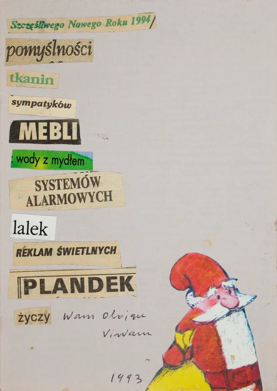 Wisława  Szymborska, Życzenia noworoczne 1993