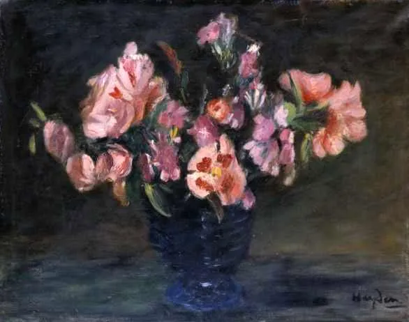 Henryk Hayden, Różowe kwiaty