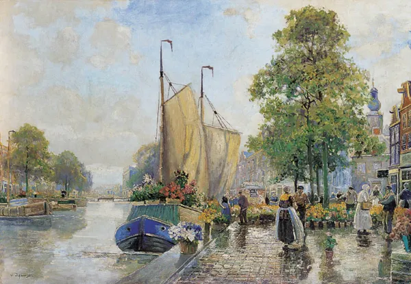 H. Johannsen, Targ na Kwiaty nad Kanalem 