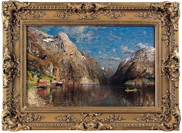 J. Holmsted, Fiordy norweskie, ok. 1890