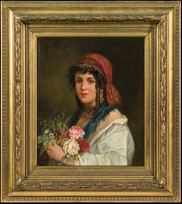 Wilhelm Pistor, DZIEWCZYNA Z KWIATAMI