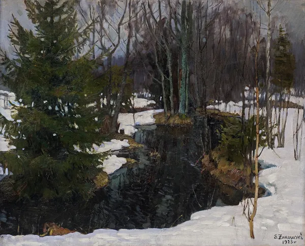 Stanisław Żukowski, ŹRÓDŁO W ŚNIEGU, 1923