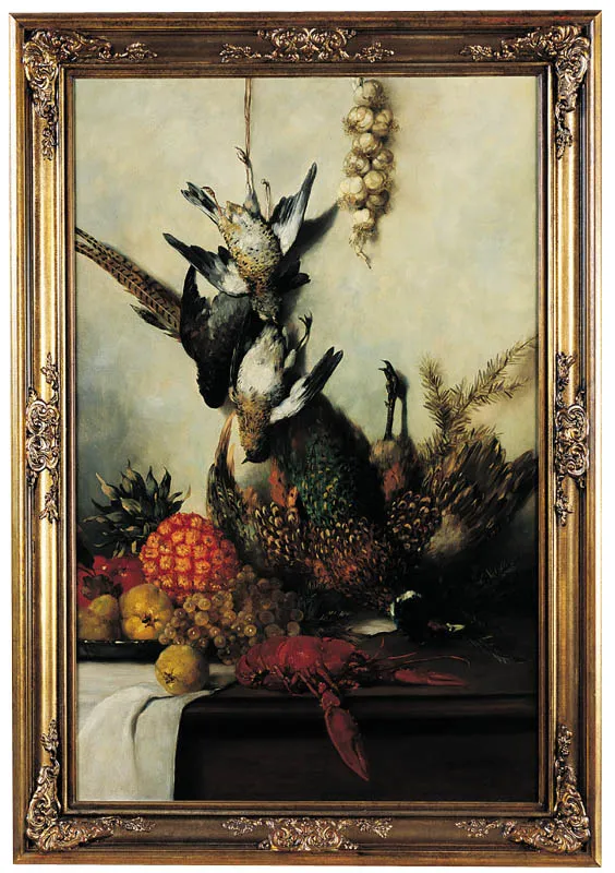 Sophie Meyer, Martwa natura z bażantem i homarem, ok. 1880