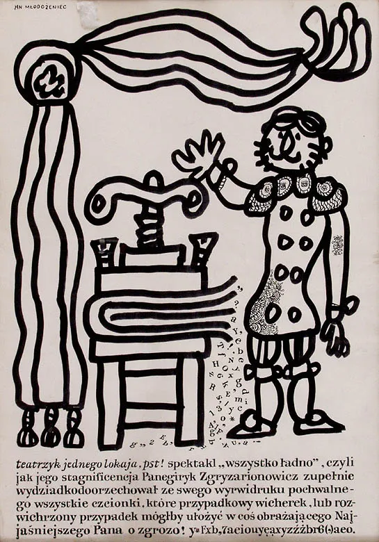 Jan Młodożeniec, Teatrzyk jednego lokaja