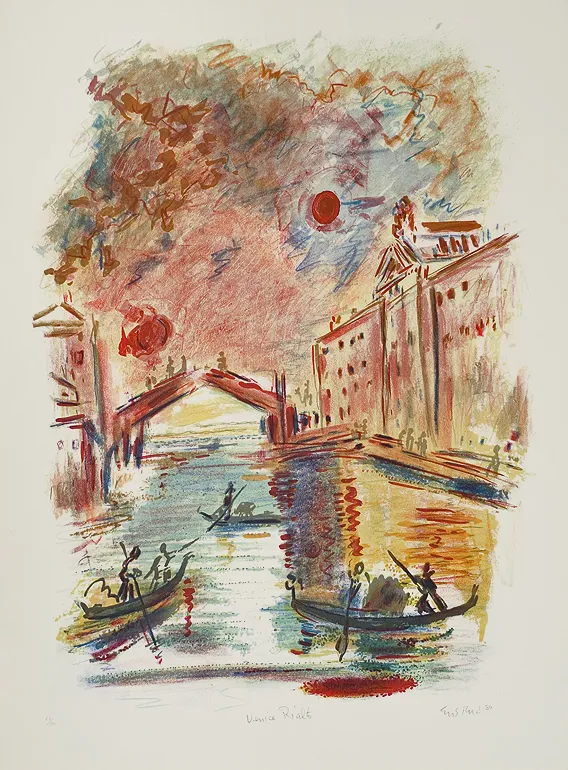 Wayne  Ensrud, Ponte Rialto w Wenecji, 1980
