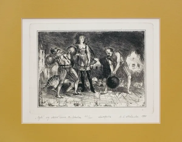 Małgorzata Leszczewska-Włodarska, Kopia pracy Brunona Schultza Cyrk