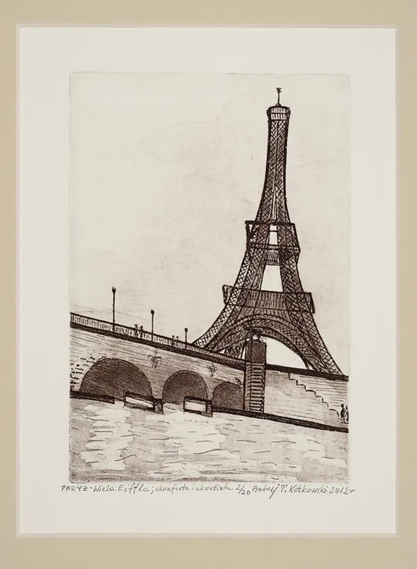 Andrzej Tadeusz  Kotkowski, Paryż – Wieża Eiffla, 2012