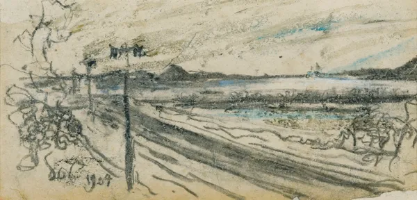 Stanisław Wyspiański, WIDOK NA KOPIEC KOŚCIUSZKI, 1904