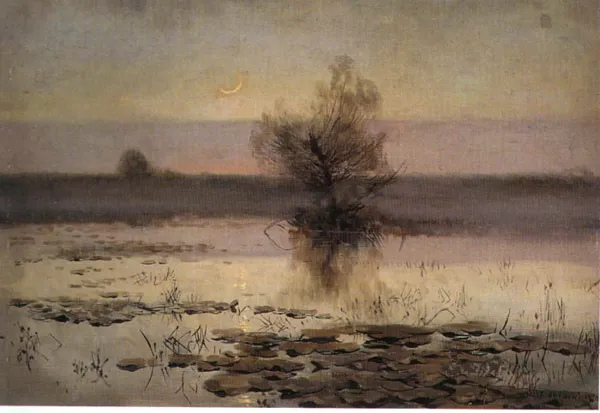 Józef Rapacki, Pejzaż nadwodny z nenufarami