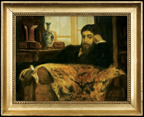 Stanisław Lentz, PORTRET MĘŻCZYZNY, ok. 1885