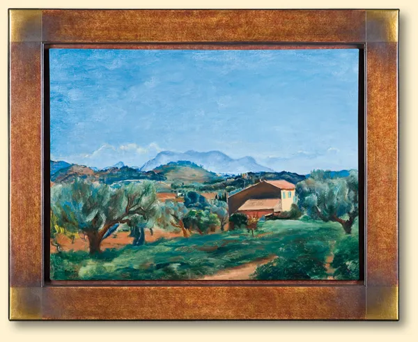 Henryk Hayden, PEJZAŻ Z POŁUDNIOWEJ FRANCJI, 1923