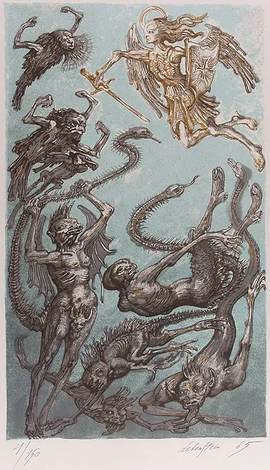 Jan Lebenstein, Strącenie demonów, 1985