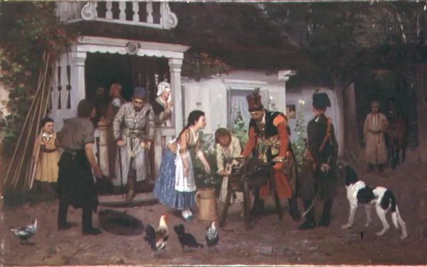 Antoni Kozakiewicz, Ostrzenie szabel przed bitwą