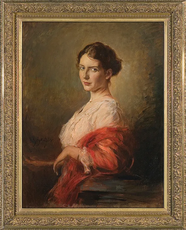 Leopold Schmutzler, PORTRET MŁODEJ DAMY