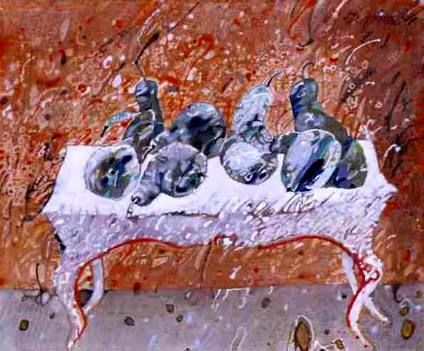 Zbysław Marek Maciejewski, Martwa natura z gruszkami, 1982