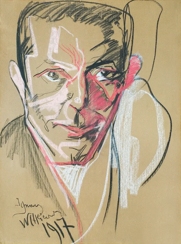 Stanisław Ignacy Witkiewicz, PORTRET MĘSKI, 1917