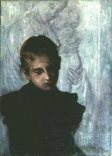 Józef Męcina-Krzesz, Portret dziewczynki, Sierotka