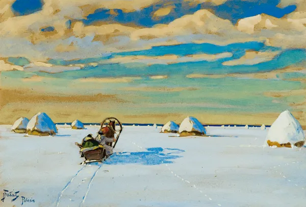 Julian Fałat, Z POLESIA. ZIMA, 1921