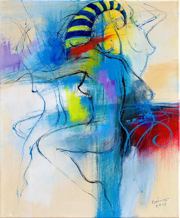 Eugeniusz Ochonko, Akt z cyklu: Mistyczny taniec ciała, 2014