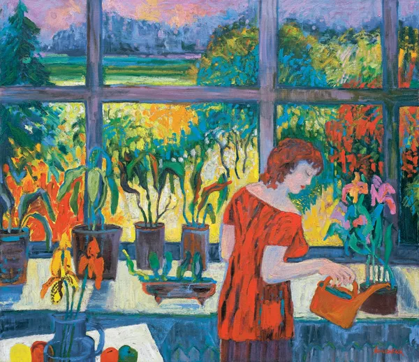 Jan Szancenbach, OKNO W PRACOWNI, 1989