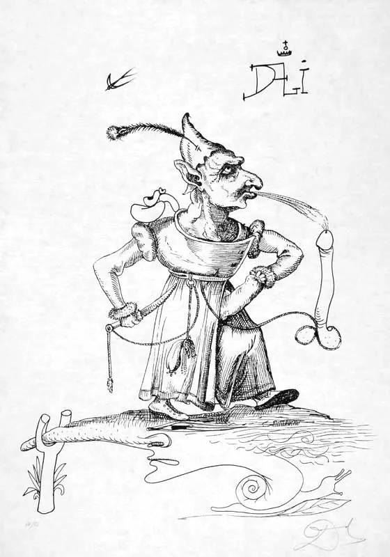 Salvador Dali, Ilustracja 1 z teki  les songes... 