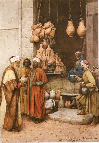 Enrico Tarenghi, Sprzedawca garnków