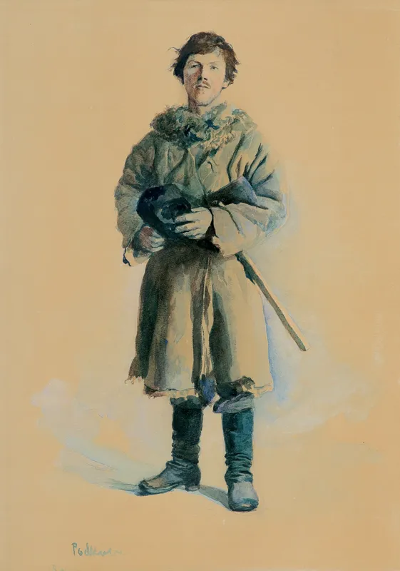 Władysław Podkowiński, STUDIUM POSTACI MŁODEGO MĘŻCZYZNY, 1889