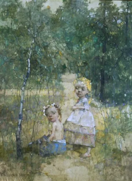 Jerzy Duda Gracz, OBRAZ 2459 (NADRZECZE – DUMKA), 1999