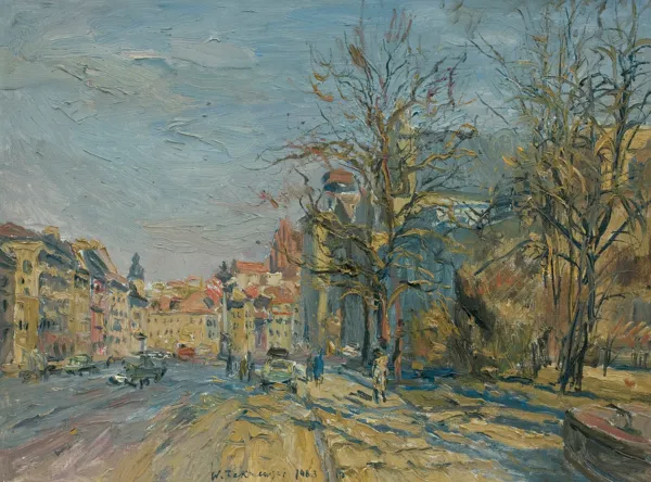 Włodzimierz Zakrzewski, WARSZAWA. KRAKOWSKIE PRZEDMIEŚCIE Z WIDOKIEM NA P