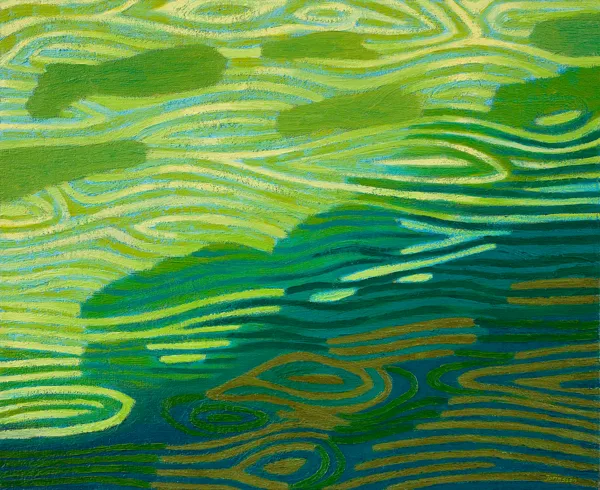 Jolanta Johnsson, Z cyklu Pejzaże zawirowane 5, 2014