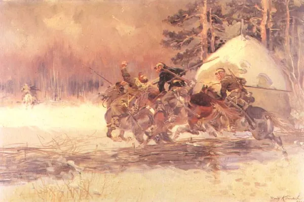 Jerzy Kossak, W pogoni